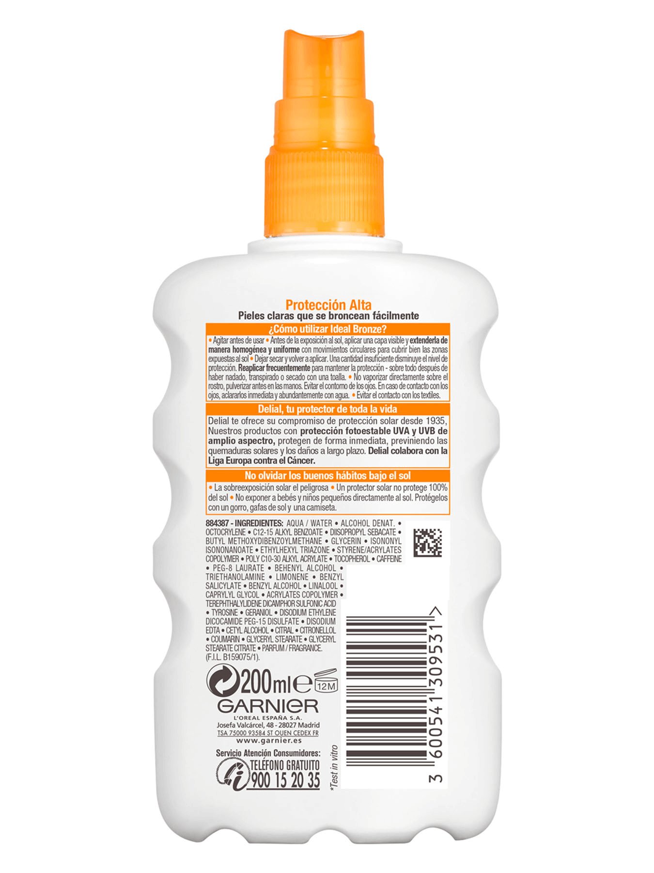 Delial Spray Revelador Bronce